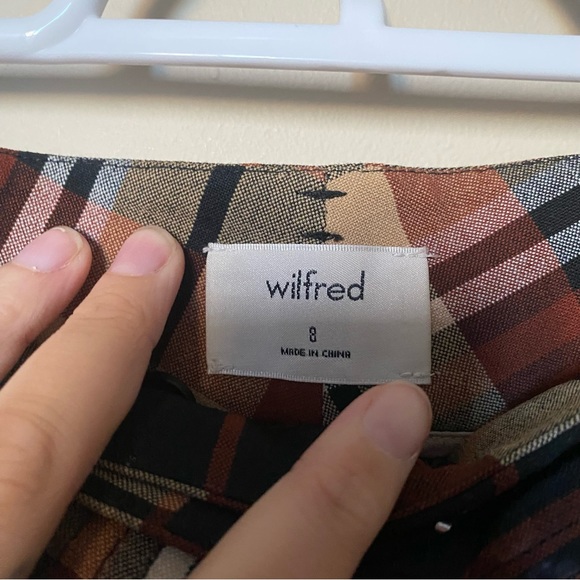 Wilfred New Tie-Front Check Pant - Picture 5 of 5